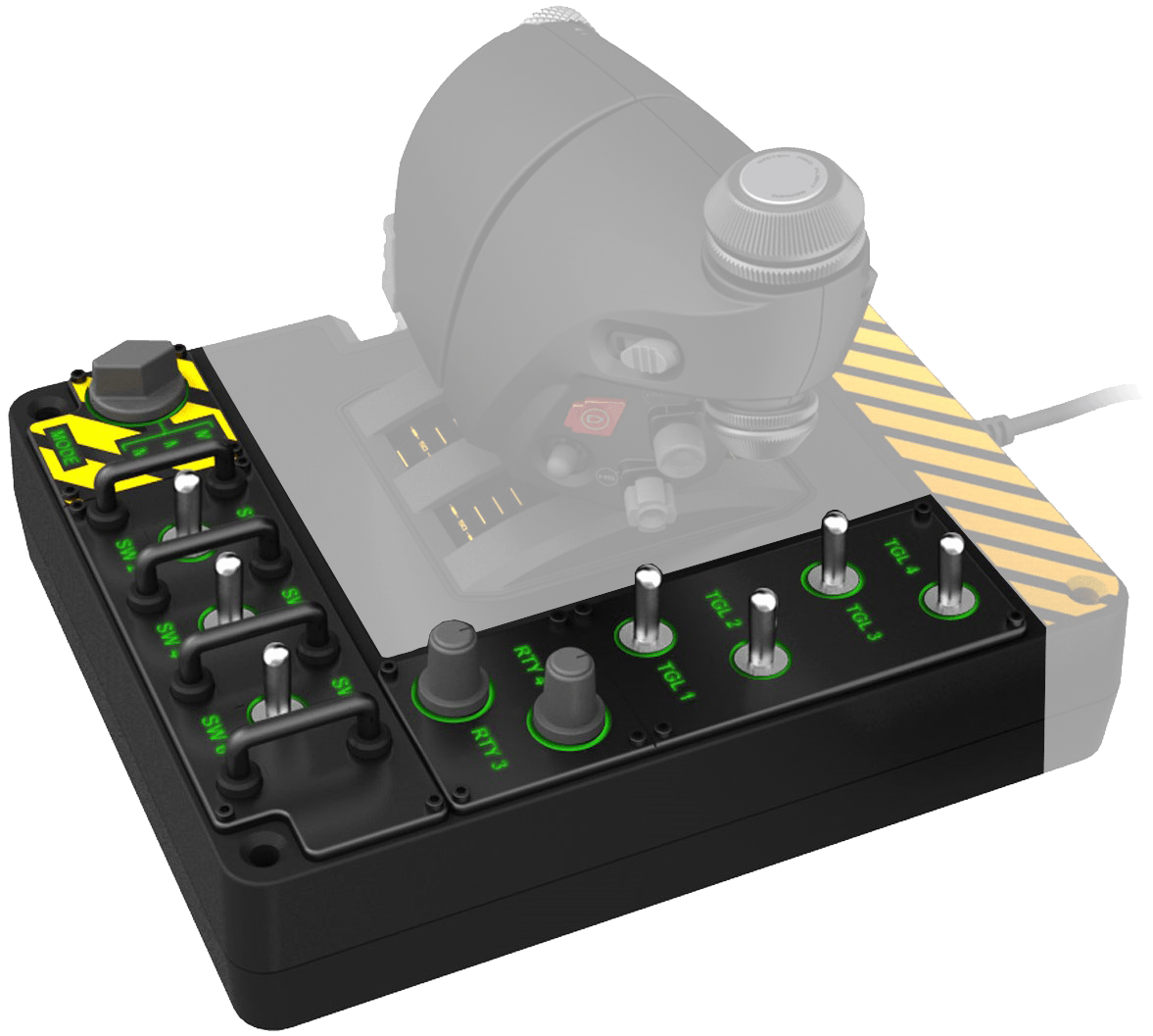 Saitek Pro Flight X55 Rhino H O T A S System Joystick Alzashop Com