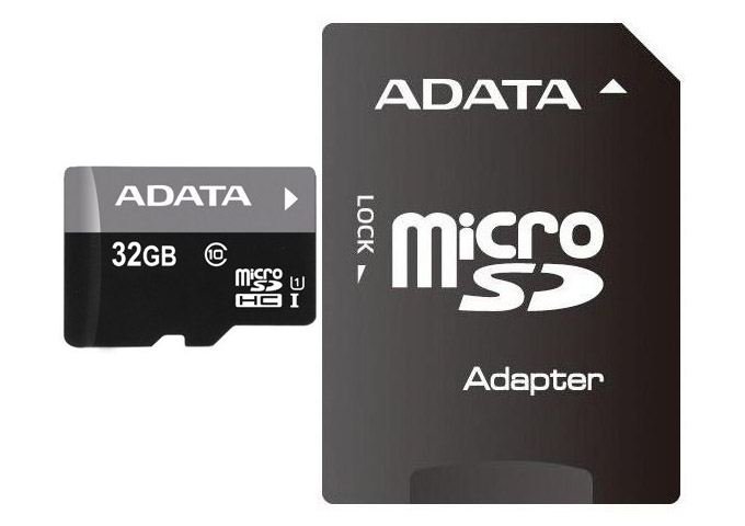 Micro SDHC 32GB UHS-I + SDHC adaptér