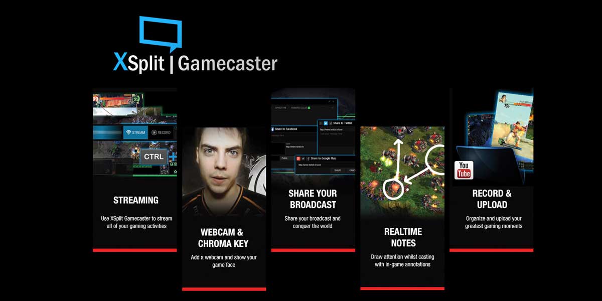 XSplit Gamecaster nabízí vzrušující možnosti pro přenos hraní her. 