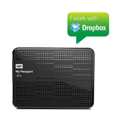 WD My Passport Ultra 1000 GB spolupracuje se službou DropBox