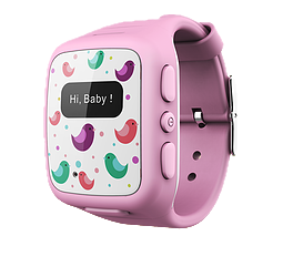 Hodinky intelioWATCH růžové 