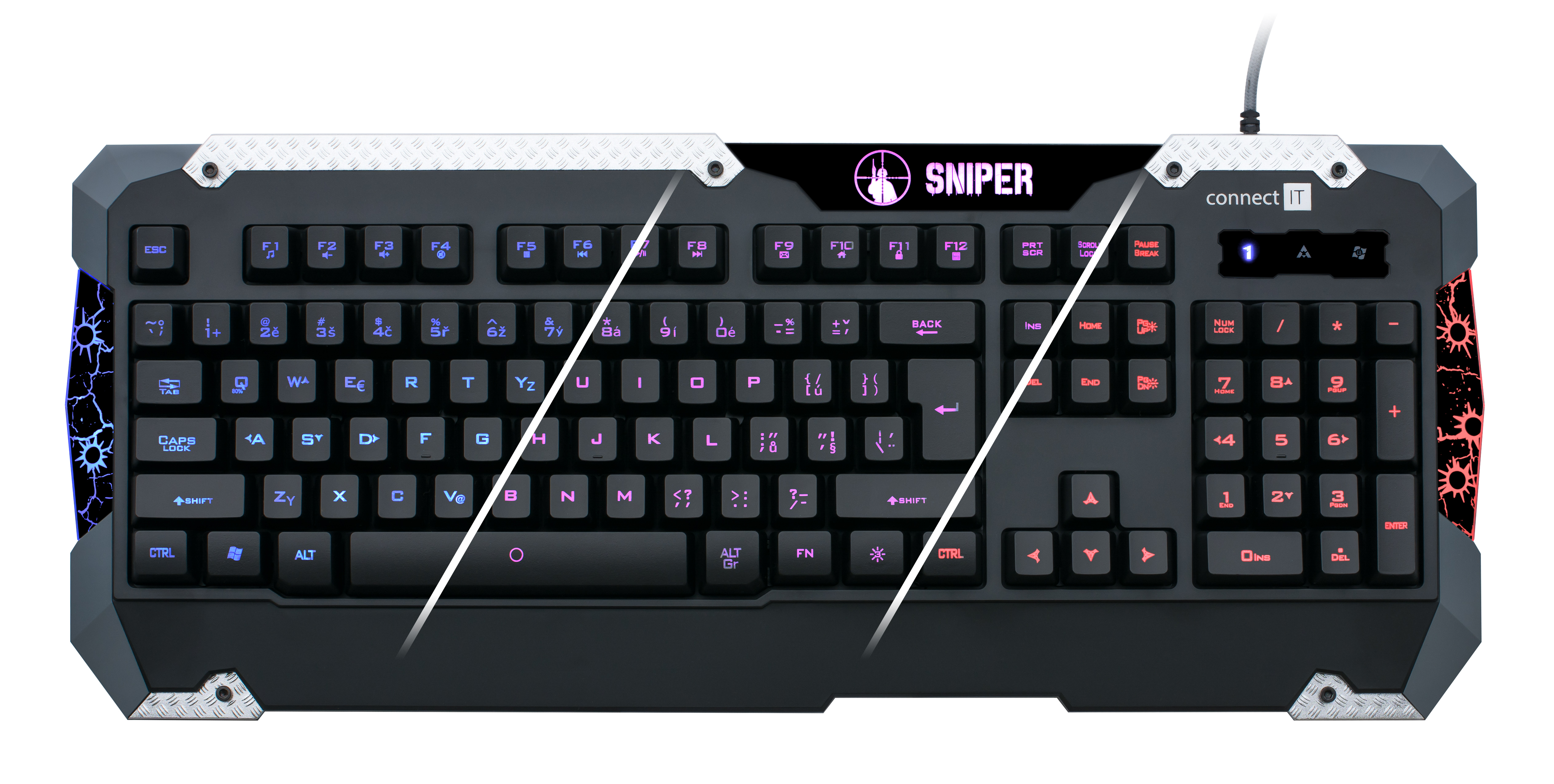 CONNECT IT GK5500 Sniper Keyboard černá