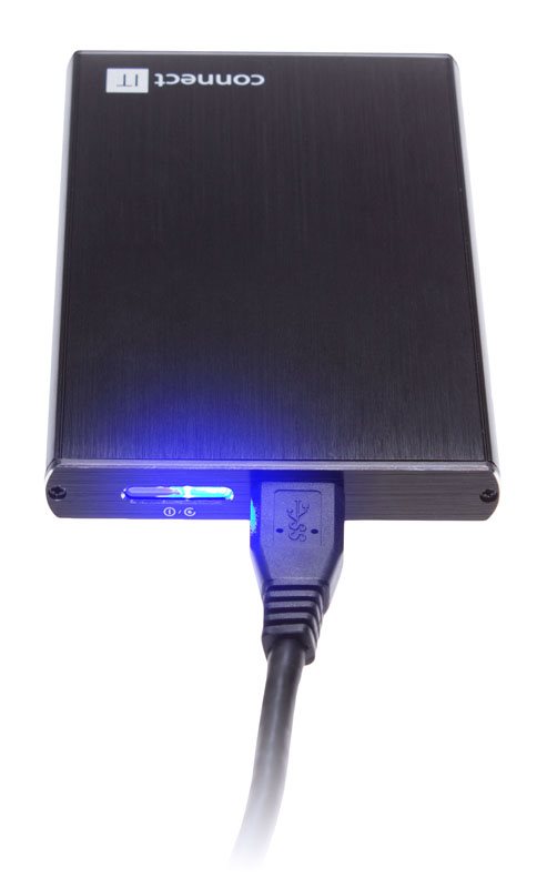Externí box CONNECT IT CI-551 SPEED v provozu
