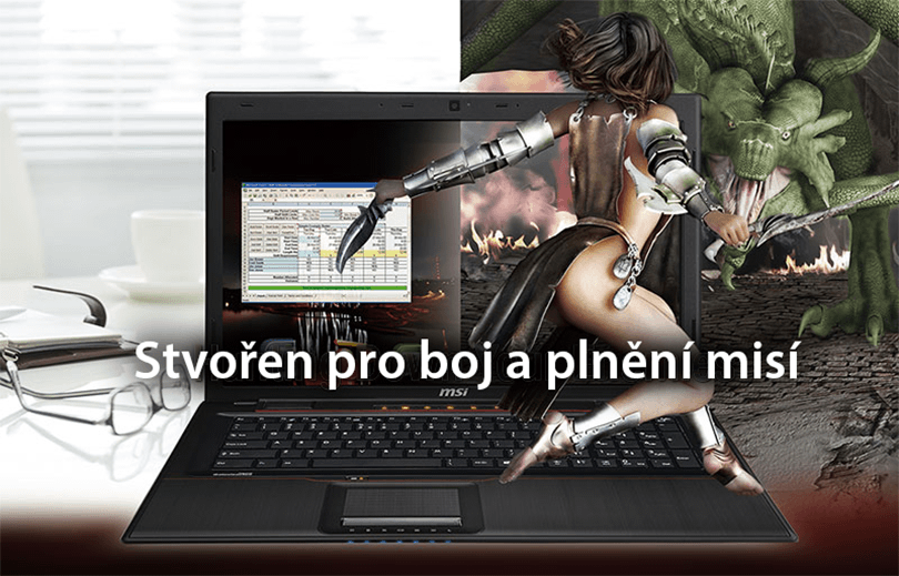 notebook MSI řady GP70 Leopard