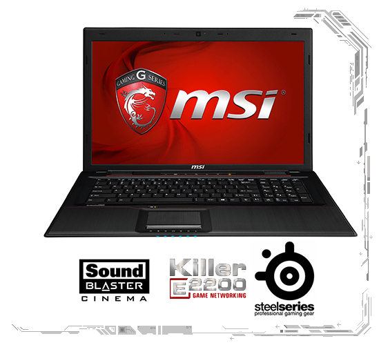 notebook MSI řady GP70 Leopard