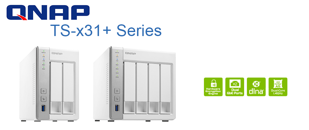 QNAP TS-x31+ Series